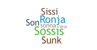 उपनाम - Sonja