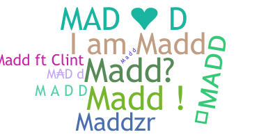 उपनाम - madd