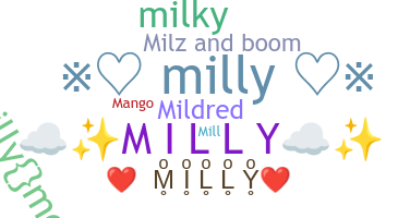 उपनाम - Milly