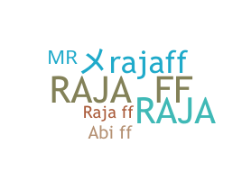 उपनाम - RajaFf