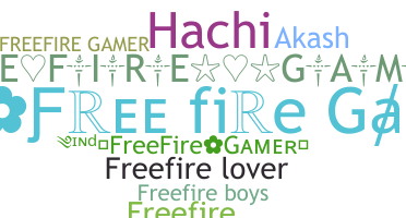 उपनाम - Freefiregamer