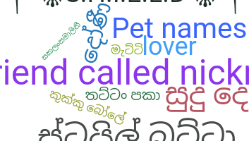 उपनाम - Sinhala