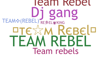 उपनाम - TeamRebel