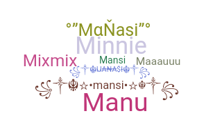 उपनाम - Manasi