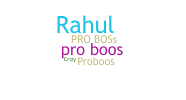 उपनाम - ProBoos