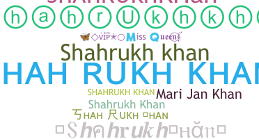 उपनाम - ShahrukhKhan