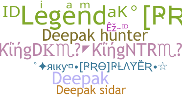 उपनाम - Deepaksidar