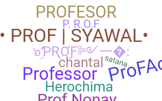 उपनाम - Prof