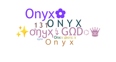 उपनाम - Onyx