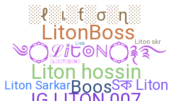 उपनाम - Liton
