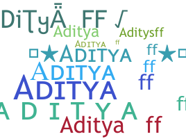 उपनाम - Adityaff