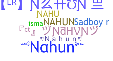 उपनाम - Nahun