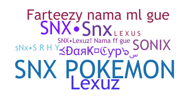 उपनाम - SNx