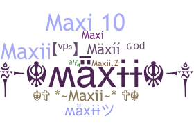 उपनाम - Maxii