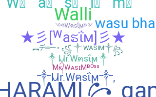 उपनाम - Wasim