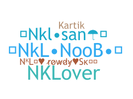 उपनाम - Nkl