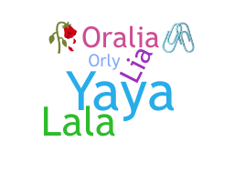 उपनाम - oralia
