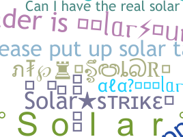 उपनाम - Solar