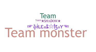 उपनाम - Teammonster