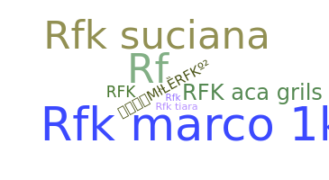 उपनाम - rfk