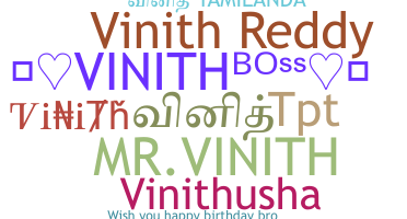 उपनाम - Vinith