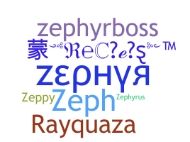 उपनाम - Zephyr