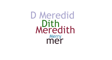 उपनाम - Meredith
