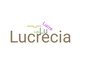 उपनाम - Lucrecia