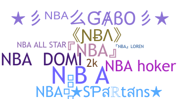 उपनाम - NBA