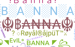 उपनाम - Banna