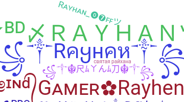 उपनाम - Rayhan