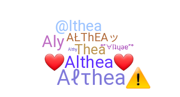 उपनाम - Althea
