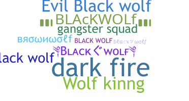 उपनाम - Blackwolf