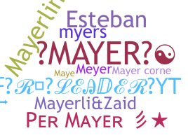 उपनाम - Mayer