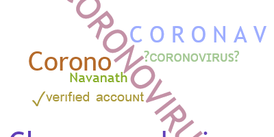 उपनाम - Coronovirus