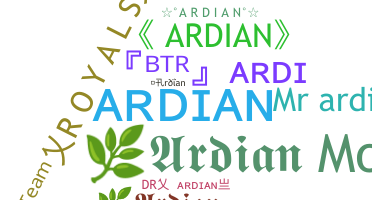 उपनाम - Ardian