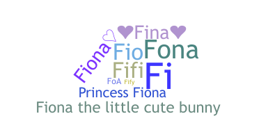 उपनाम - Fiona
