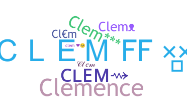 उपनाम - Clem