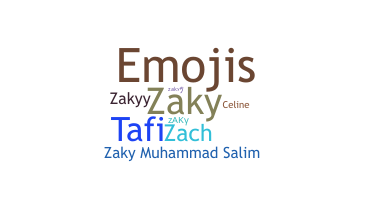 उपनाम - zaky