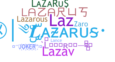 उपनाम - Lazarus