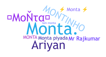 उपनाम - Monta