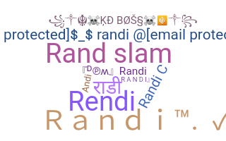 उपनाम - Randi