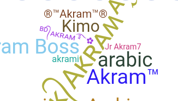 उपनाम - Akram