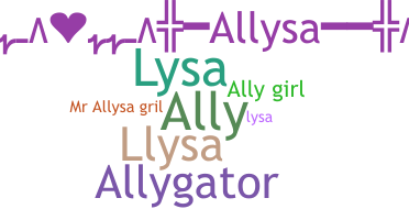 उपनाम - Allysa