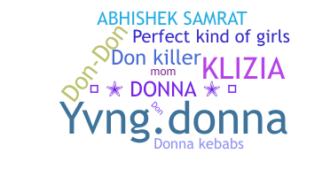 उपनाम - Donna
