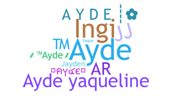 उपनाम - Ayde