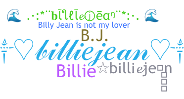 उपनाम - Billiejean