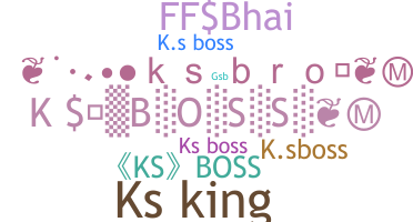 उपनाम - KsBoss