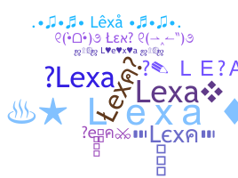 उपनाम - lexa3d