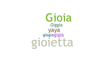 उपनाम - Gioia